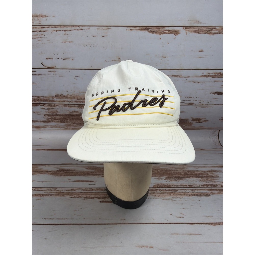 47 Brand San Diego Padres Spring Training Hat Snapback Mens One Size White MLB